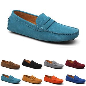 Mannen Casual Schoenen Espadrilles Triple Black Navy Brown Wine Red Taupe Green Sky Blue Bourgondië Mens Sneakers Outdoor Jogging Lopen Vijfenvijftig