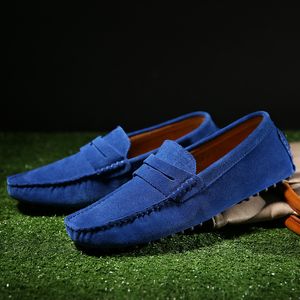 Heren Casual Schoenen Espadrilles Drievoudig Zwart Wit Bruin Wijnrood Marine Kaki Heren Suède Sneakers Instapper Bootschoen Buiten Plat Rijden Joggen Wandelen 38-52 B116