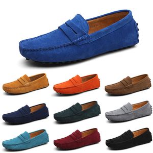 Men Casual schoenen Espadrilles Triple Black Navy Brown Bruine Red Taupe Sky Blue Bourgondy Mens Sneakers Outdoor Jogging Walking Zevenentwintig