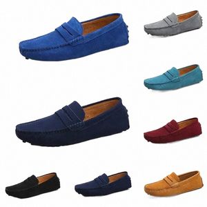 Men Casual schoenen Espadrilles Triple Black Navy Brown Wine Red Taupe Green Sky Blue Bourgondy Mens Sneakers Outdoor Jogging Walking Hotsale Nine A7pc#