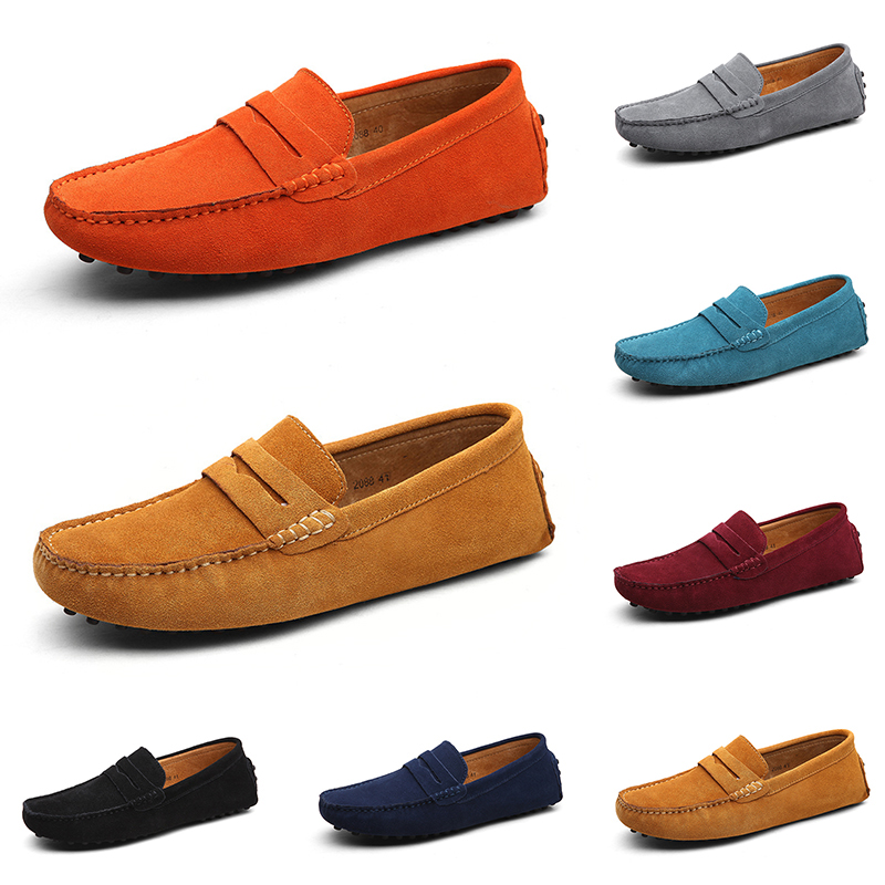 Erkekler Rahat Ayakkabılar Espadrilles Üçlü Siyah Donanma Kahverengi Şarap Kırmızı Taupe Yeşil Gökyüzü Mavi Bordo Erkek Sneakers Açık Koşu Yürüyüş Hotsale On dokuz