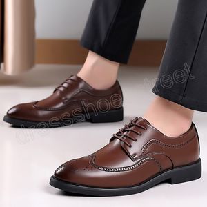 Chaussures décontractées pour hommes The Office Italiano Brown Dress Chaussures Oxford Chaussures élégantes pour hommes Chaussures