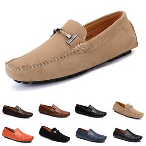 zapatos casuales de hombre triple negro blanco popular transpirable gris pardo Champagne dlive océano azul Borgoña jogging caminar bajo suave Multi cuero para hombre zapatillas de deporte al aire libre 16-7