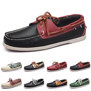 Mannen Casual Schoenen Drievoudig Zwart Wit Populair Ademend Bronzen Chocolade Bourgondië Dlive Bruin Jogging Lopen Lage Zachte Lederen Mens Sneakers Outdoor 22-32