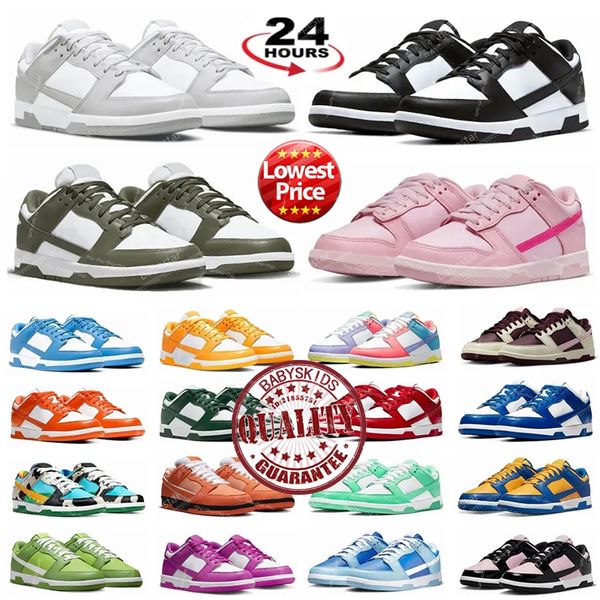 Hombres Zapatos Causales Senderismo Zapato Corredor Negro Blanco Panda Goma Naranja Langosta Cereza Día de San Valentín Gris Niebla Verde Vacaciones Para Hombre Para Mujer Zapatillas de deporte Deporte Entrenador