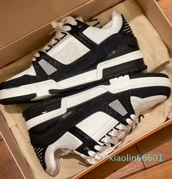 Hommes causal Chaussures Semelle En Caoutchouc Abloh Baskets Virgil Party Robe De Mariée Planche À Roulettes Marche EU38-46