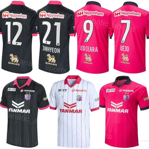 Hombres Cerezo Osaka Club Team 19 TAMEDA Soccer Jersey 7 UEJO 8 KAGAWA 11 CROUX 9 PEREIRA 38 KITANO 25 OKUNO Kits de camiseta de fútbol Uniforme 23/24 J1 League Deporte transpirable