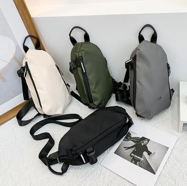 Bolsos de pecho para hombre, mochila de nailon para mujer, riñonera informal para hombre, bolsos cruzados deportivos para niñas, billetera para teléfono Unisex