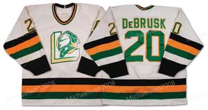 Hommes CHL London Knights OHL 20 Maillot Louie Debrusk Tous cousus Louie Debrusk Maillots de hockey de qualité supérieure 43