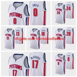 HOMBRES Chris Smith Kelly Olynyk Trey Lyles Josh Jackson Jahlil Okafor Rodney McGruder Jamorko Pickett Baloncesto Blanco Asociación Jersey