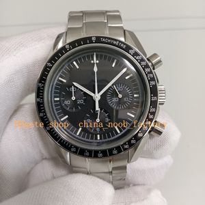 Men Chronograph Watch Mens Black Dial Quartz Chrono Bracelet en acier inoxydable Professionnel 007 Sport montres