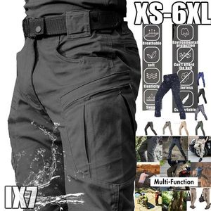 Pantalon tactique militaire de ville pour hommes, pantalon cargo de combat, multi-poches, imperméable, résistant à l'usure, salopette d'entraînement décontractée, vêtements 220212