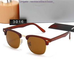 Hommes Classique Marque Rétro Femmes Lunettes De Soleil Designer Lunettes Métal Cadre Designers Lunettes De Soleil Femme S Rays Bans avec Boîte D'origine A4 3016 DAJ5 X1B4 LJEX