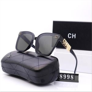 Men Classic Channel Brand Rétros Retro Lunettes de soleil Luxury Designer Pilot Sun Verres de soleil UV Protection Spectacles lundi