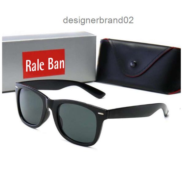 Men Classic Marca retro Gafas de sol Rale 2023 Eyewear de diseño de lujo DS Diseñadores de marco de metal Sun Glasses Mujer High Venta 2140 Bandas de prohibición de Raines 5y9i