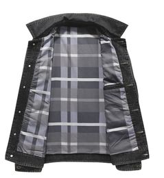Men Classic Casual Denim Jackets Primavera Autumn Fit Loose Jean Coats Black Blue Clothing Plus Tamaño 5xl