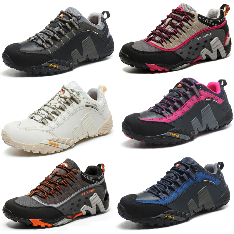 Men Climbing Hiking Shoes Work Safety Shoes Trekking Mountain Boots Non-slip Wear-resistant Breathable Outdoor shoe Gear Sneaker