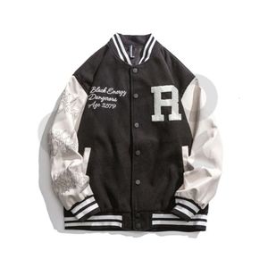 Vêtements pour hommes 2022 Streetwear coupe-vent veste de Baseball décontracté Hip Hop collège unisexe Letterman Slim Fit vestes d'université 72 s