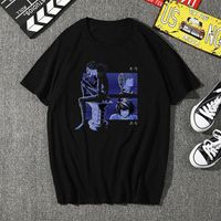 Vêtements pour hommes Anime T-shirt personnalité anime death note nouveauté Shinigami Ryuk t-shirt à manches courtes hommes Harajuku haut décontracté TX38054