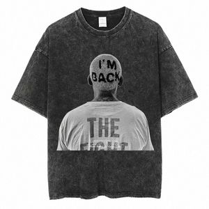 Vêtements pour hommes Cott Vintage Wed T-shirt Dennis Rodman Graphic T-shirt surdimensionné surdimensionné Fi Hip Hop Streetwear Tees L37S #