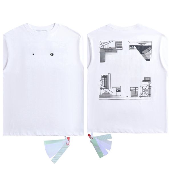 Men Vêtements Mens Designer Graphic Off White Shirt Tshirt Man Kid Offs Shirt Out Office Cabille de chemise