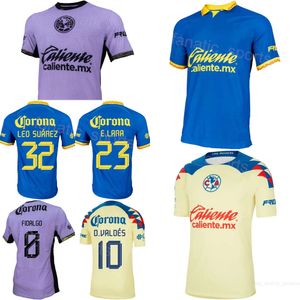 Hombres Club America Club Team 32 SUAREZ Soccer Jersey 5 ALVAREZ 2 FUENTES SANCHEZ ZENDEJAS 8 FIDALGO 10 VALDES RODRIGUEZ DOS SANTOS QUINONES Kits de camiseta de fútbol 23/24