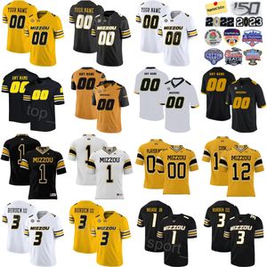 Hommes Collège Missouri Tigers Football 20 Cody Schrader Jersey Université 12 Brady Cook 3 Luther Burden III 28 Joseph Charleston 1 Theo Wease Jr 8 Nathaniel Peat Sport