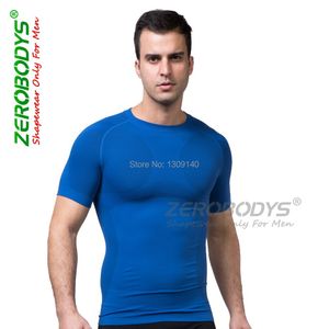 Hommes compression t minceur corps shaper shapewear vêtements fitness chemise scuplt muscle ventre ceinture haut sous-vêtements B391