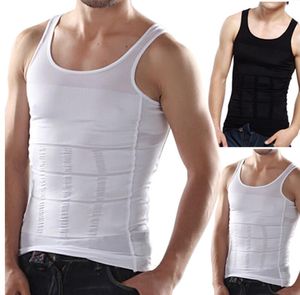 Corsé para hombre, adelgazante corporal, moldeador de barriga, chaleco para correr, faja para la cintura del vientre, camisa, ropa moldeadora negra, camisas para la cintura