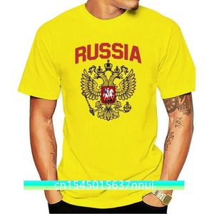 Mannen Katoen Russische Rijk Wapen Van Rusland T-shirt Korte Mouw Ronde Hals Eagle Print T-shirt Gift Tee Merchandise 220702