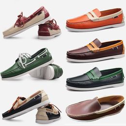 Loafers Echt 2024 Koe Lederen Mannen Casual Schoenen Voor Man Zachte Lente Mocassins Plus Size Tenis Masculinos Eur 38 74