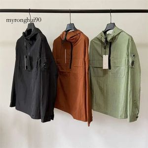 Men CpCompany Hoodie CP Jacket Fashion Designer Heren Casual Metal Nylon Zip Hoodie Jeugd Student Jacket