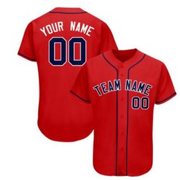 Mannen Custom Baseball Jersey Full Stitched Any Name Numbers en Team Names, Custom Pls voegt opmerkingen toe in volgorde S-3XL 030