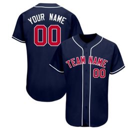 Jersey de baseball personnalisé Custom complets Nom de noms et noms d'équipe, personnalisé Pls Ajouter des remarques dans l'ordre S-3XL 029