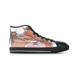 Hommes Design personnalisé chaussures toile baskets peint à la main femmes raisin mode haute coupe formateurs