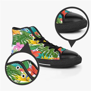 Zapatos personalizados para hombre, zapatillas de lona de diseñador para mujer, zapatillas de moda coloridas pintadas a mano, zapatillas de deporte medias 709