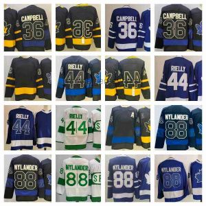 Hommes Femmes Personnalisés Jeunes Toronto Maple Leafs Nouveaux maillots de hockey sur glace rétro inversés 36 Jack Campbell 44 Morgan Rielly Maillot cousu blanc