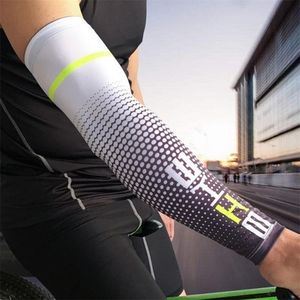 Hombres ciclismo correr bicicleta UV protección solar manguito cubierta protectora brazo manga bicicleta protector solar hielo brazo manga T200618