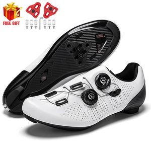 Mannen fietsschoenen fiets sneakers cleat antislip Heren racefietsschoenen Fietsschoenen spd road schoeisel snelheid 240312