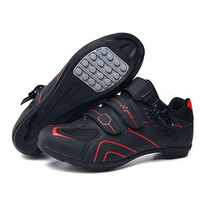 Hommes chaussures de cyclisme pédale plate chaussures VTT antidérapant en caoutchouc vitesse vélo de route baskets femmes course chaussures de vélo de montagne sans crampons 240311