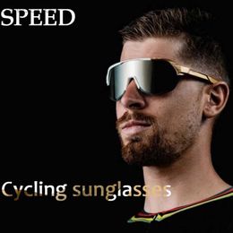 Hommes cyclisme avec 3 lentilles femmes Sport VTT lunettes vitesse route lunettes de vélo pêche équitation lunettes de soleil TR90 ldd240313
