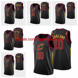 Hommes Darius Garland Ricky Damyean Dotson Denzel Kevin Valentine Déclaration Noir 2021 Basketball Swingman Jersey