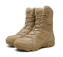 Hombres Desert Tácticas Botas militares Trabajando Safia Shoe Army Combat Boot Militares TacTicos Zapatos Luxurys zapatos para hombres Feamle