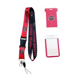 Hommes Design Keychain Basketball Club Nou Strap Keychain Badge Holder ID Card Pass Pass Hang Rope Lariat Lanyard pour les anneaux clés accessoires