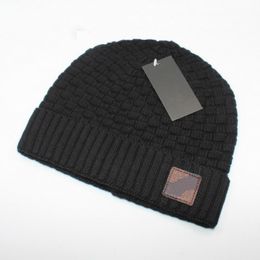 Hommes conception de bonnet d'hiver bonnet de chapeau de bonnet chapeau de ski snapback masque masque coton coton casquettes unisex cachemire plate-linge luxury décontracté de mode de mode extérieur 13 couleurs a5