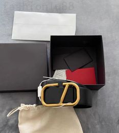 Cinturón de diseñador para hombre Cinturones de lujo de 7 cm para mujer Aniversario Moda Cuadrado Letra hueca Hebilla Cinturones Pantalones de estilo occidental Cinturón de cuero Negro Rojo Blanco YD021 C4