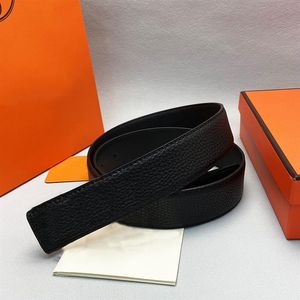 Hommes Designer Ceinture Classique Mode Business Casual Lettre Boucle En Métal Lisse Femmes Hommes Ceinture En Cuir Largeur 3 8 cm Avec Boîte Orange 294s