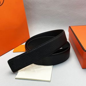 Men deigner ceinture classique Fashion Business Casual Letter Smootal Metal Buckle Womens Mens Leather Largeur de ceinture de 3,8 cm avec une boîte orange taille 105-125