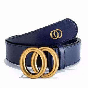 Men Designer riem klassieke mode casual letter gladde gesp gempel damesheren lederen riem breedte 3 8 cm met oranje doos maat 105-125 261c