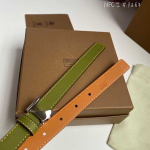 Men Designer Belt Classic Fashion Casual Letter Smooth Buckle Damesheren Lederen riem Breedte 3,8 cm met oranje maat 105-12